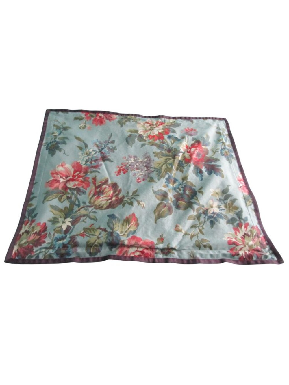 RL Chaps Home Parrot Tulip Bold Floral Standard Sham Grosgrain Cotton Floral GU